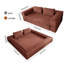 Canapé-lit avec coussin rectangulaire et coussins, fauteuil convertible, canapé de plancher et matelas de couchage, canapé-lit pliant en mousse à mémoire de forme pour chambre à coucher-700028127