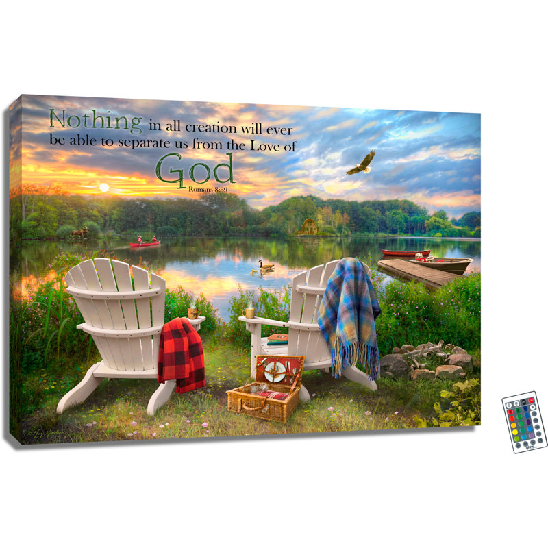 Chaises Adirondack avec impression à DEL 18 x 24 entièrement colorée