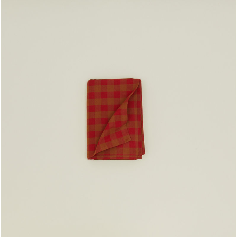 Nappe Essential Gingham, Rouge / terre cuite