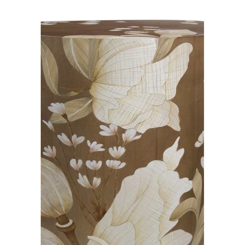 Bouquet End Table, Toasted Cashew