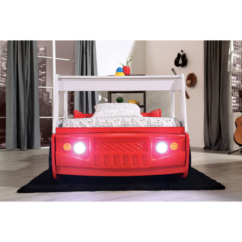 Lit de voiture de course Red