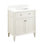 Ensemble de meuble-lavabo simple 30 po avec lavabo sous-comptoir rectangulaire Elmdale