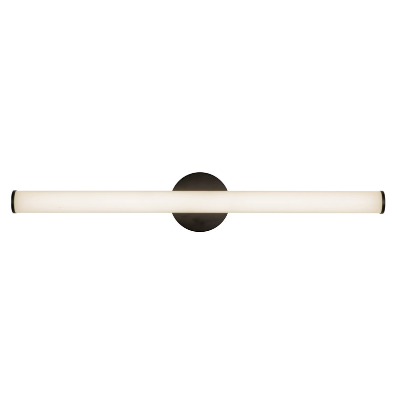 Tectra 30-in Black dimmable LED Wall Sconce, Matte Black