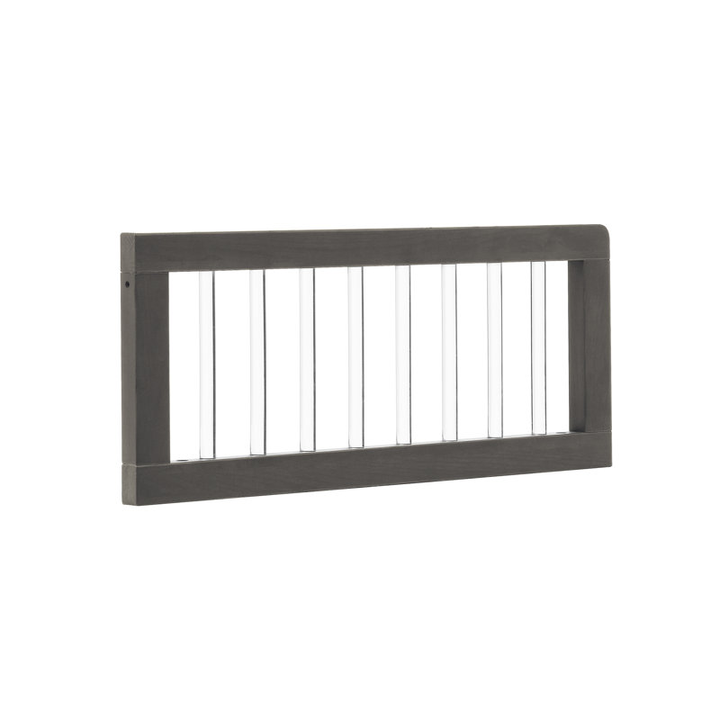 Vienna Toddler Guardrail, Darkwash Ash With Acrylic