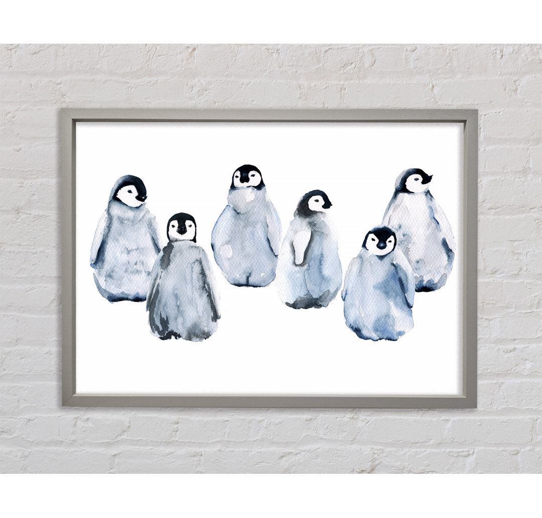 Pinguin Familie - Drucken