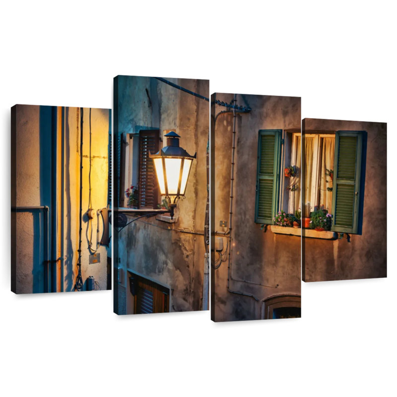 Lampe de rue Lilie la nuit, H 27 po x l 43 po