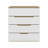 Asheboro California Style Dresser, With Four Spacious Drawers, Countertop and accents are Light Oak-67809856