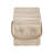 Outdoor Wood Grain Square MGO Side Table with Simulated Braided Cord