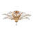 Aamnah 23.6" W 4-Light Crystal Leaves Flush Mount-1222310712