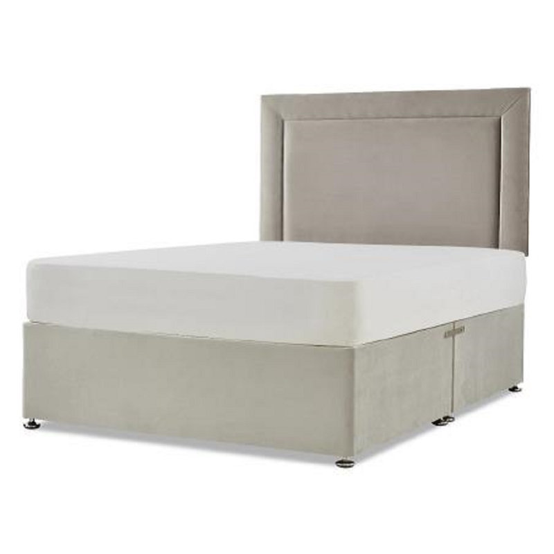 Franciane Upholstered Headboard, Charcoal, Double (4'6)