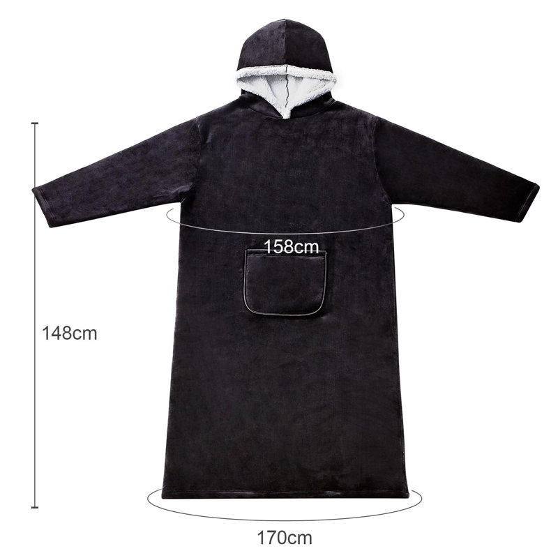 Renningers Throw Blanket, Black