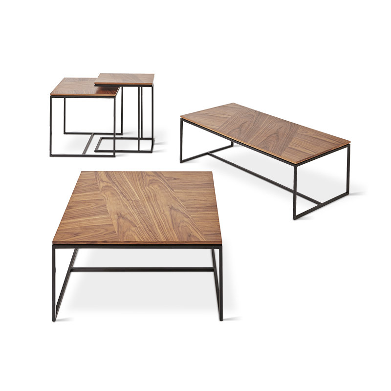 Tobias End Table, Walnut