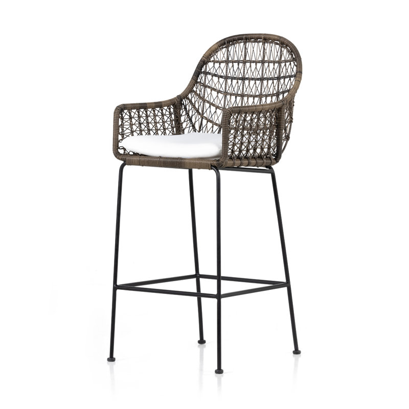 Tabouret de bar 30 po Alvern, 30", Beige/gris