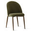  Upholstered Dining Chair with Metal Legs (Set Of 4) -1361371282-1361371281