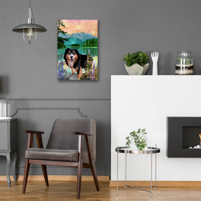  «Lupins» par Thatgrubgirl, art mural en verre acrylique, 16 po x 24 po, H 24 po x l 16 po