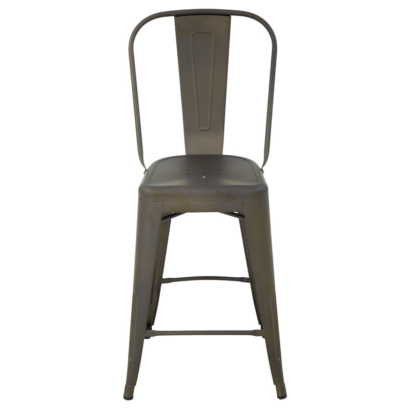 Tabouret de comptoir 24,4 po Caroga, Bronze