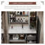 Meuble-lavabo mural moderne et minimaliste en bois d'hévéa gris avec lavabo en céramique intégré et armoire à pharmacie intelligente-1565208285