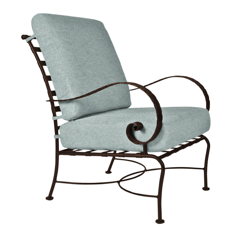 Classico Outdoor Lounge Chair, Copper Creek, Cast Lagoon