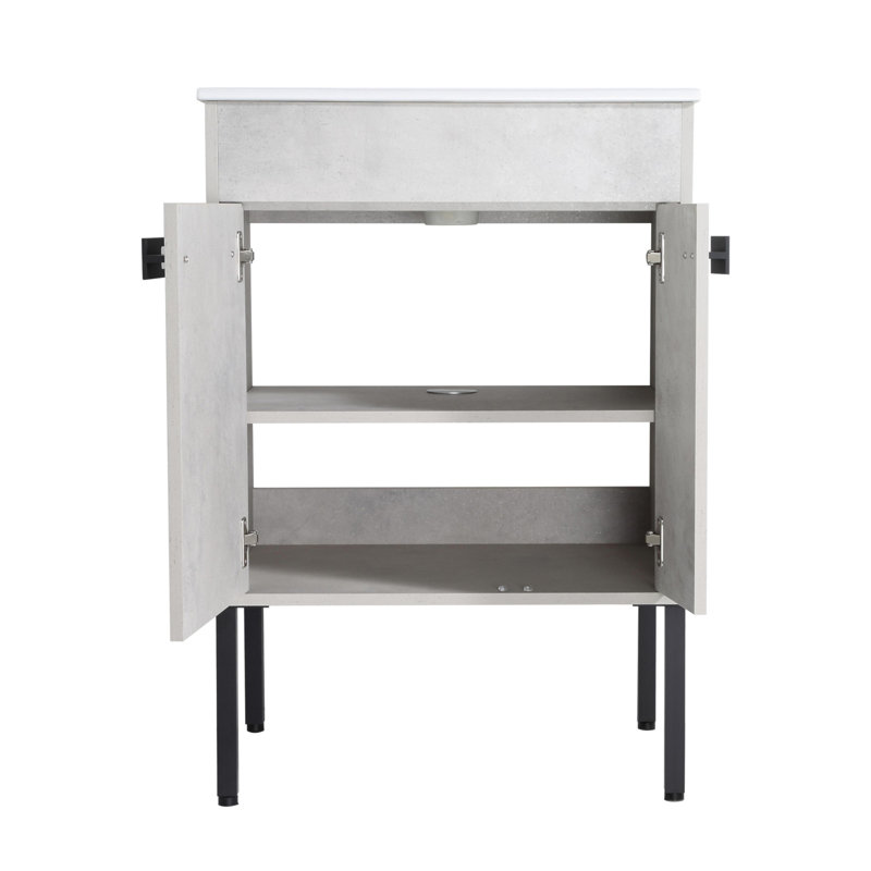 Base de meuble-lavabo simple 24 po seulement