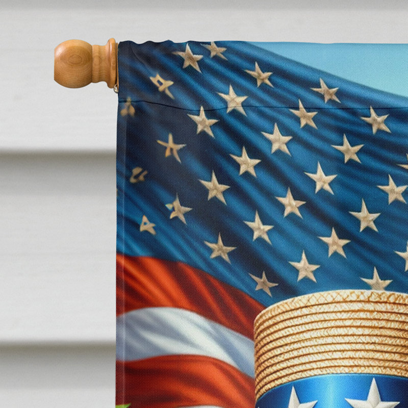 All American House Flag, Brown Dachshund