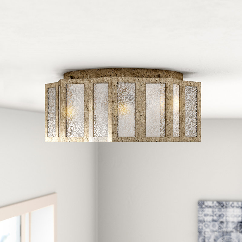 Hason Glass Flush Mount