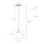 Luminaire suspendu en forme de cloche 1 lumière