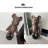 Stylish Hand-Painted Resin Bear Figurine