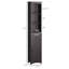 Bathroom Storage Cabinet, Free Standing Bathroom Storage Unit, Tall Linen Tower With 3-Tier Shelves And Drawer, Brown