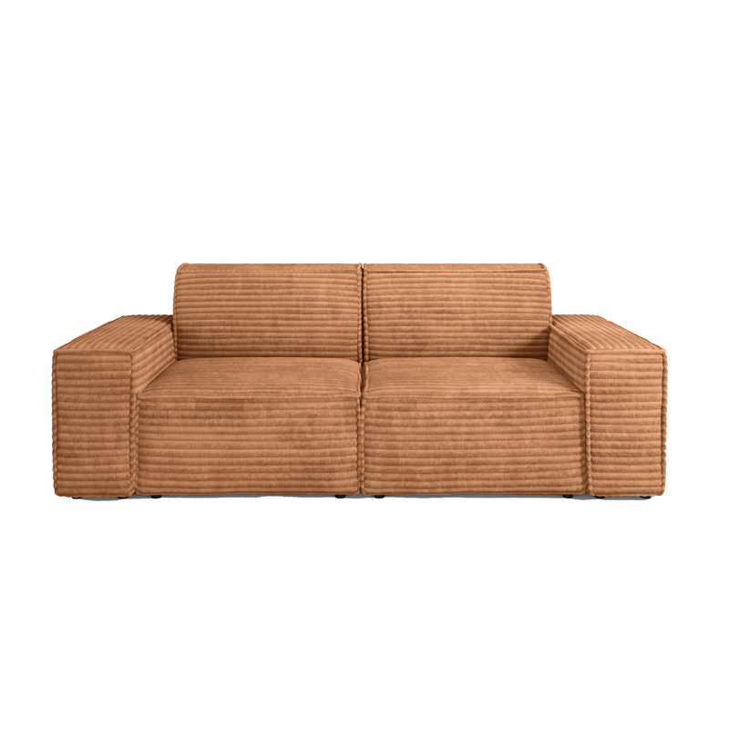 Mathushan 2 Seater Loveseat, Rusty