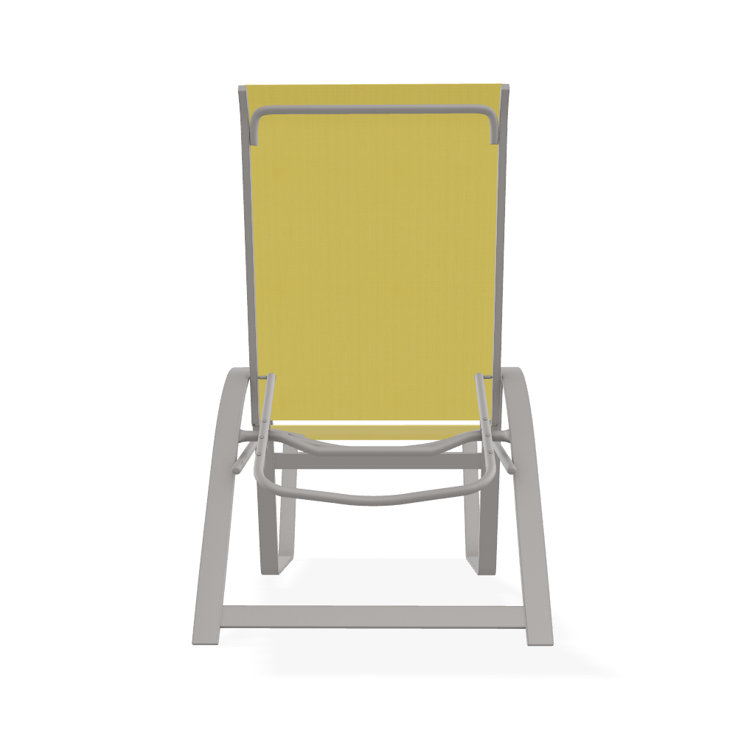 Holna Outdoor Rust-Resistant Metal Chaise Lounge
