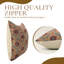 Housse de coussin rouge Fab Fabine, tissu en lin épais Swarna-107396753-107396755