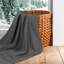 Jeté 100% coton Blue Nile Mills - tissage chevron Dobby - Accent léger toutes saisons-119023507-119023499