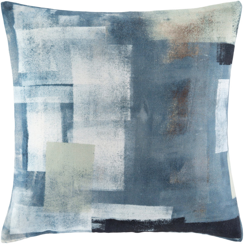  Abstract Throw Pillow Cover, 18" x 18"