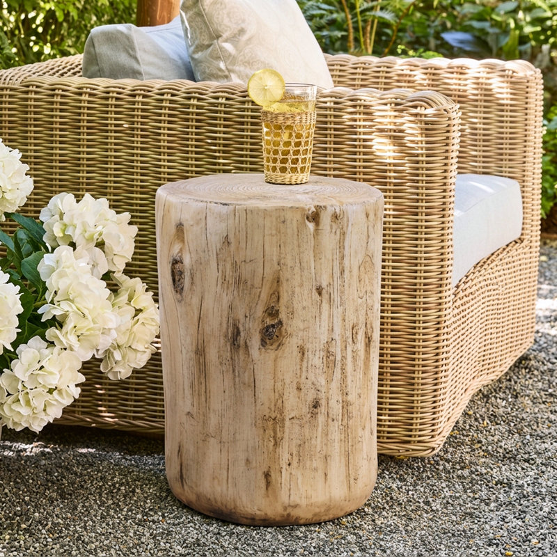 Table d'appoint ZIV Rustic MGO, Naturel
