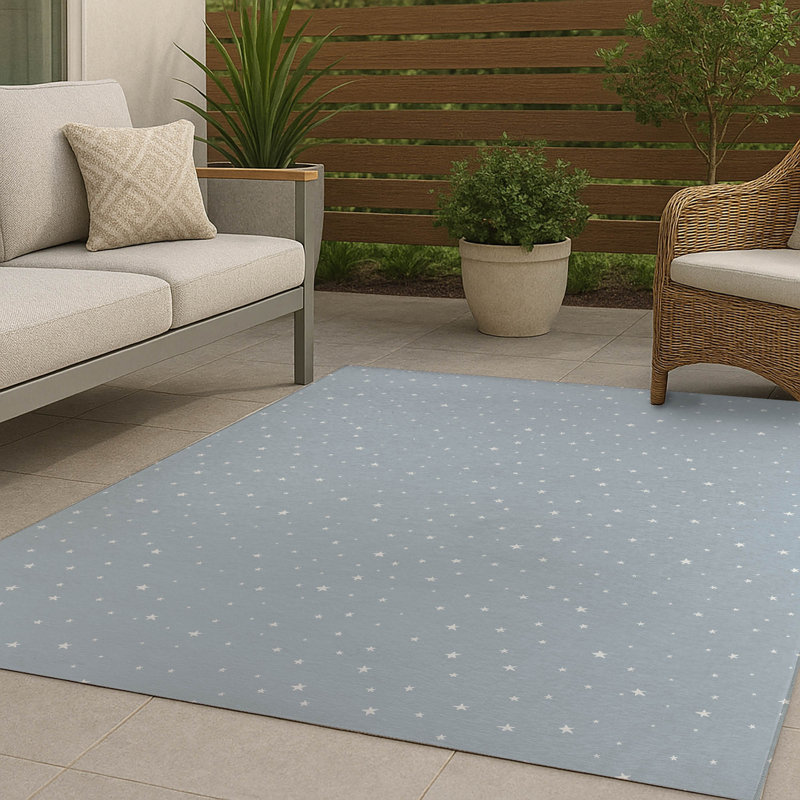 Vast Sky Non-Slip Outdoor Rug, Rectangle 5' x 7'