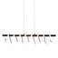 Kuruova 1 - Light Black LED Kitchen Island Pendant