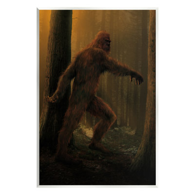 Az-876-Wood Big Foot In Nature on Canvas par Vincent Hie, reproduction