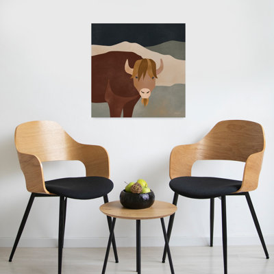 Mod Boho Bison Modern Bison Art