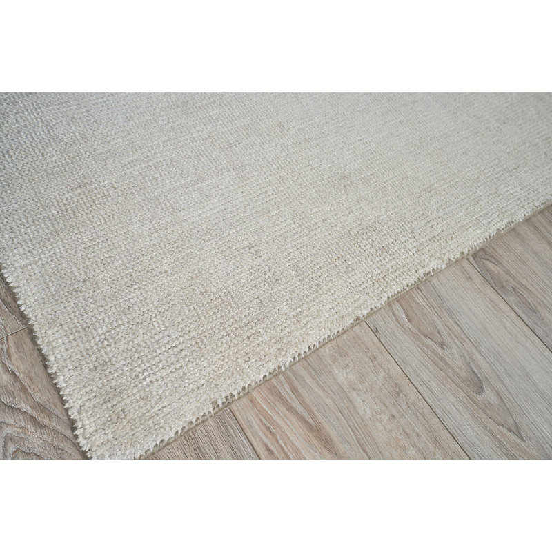 Catalina Hand-Loomed Synthetic Silver Area Rug, Rectangle 9' x 12'