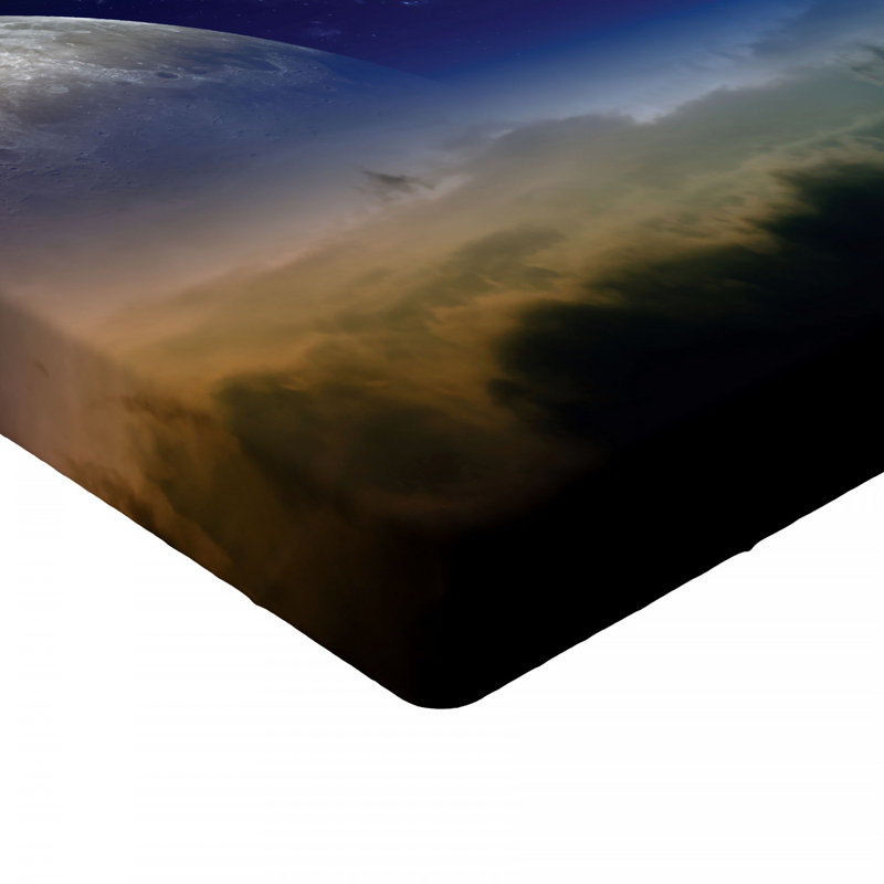 Drap-housse en microfibre Outer Space, Drap-housse de taille simple