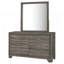 Commode 6 tiroirs avec miroir Funston