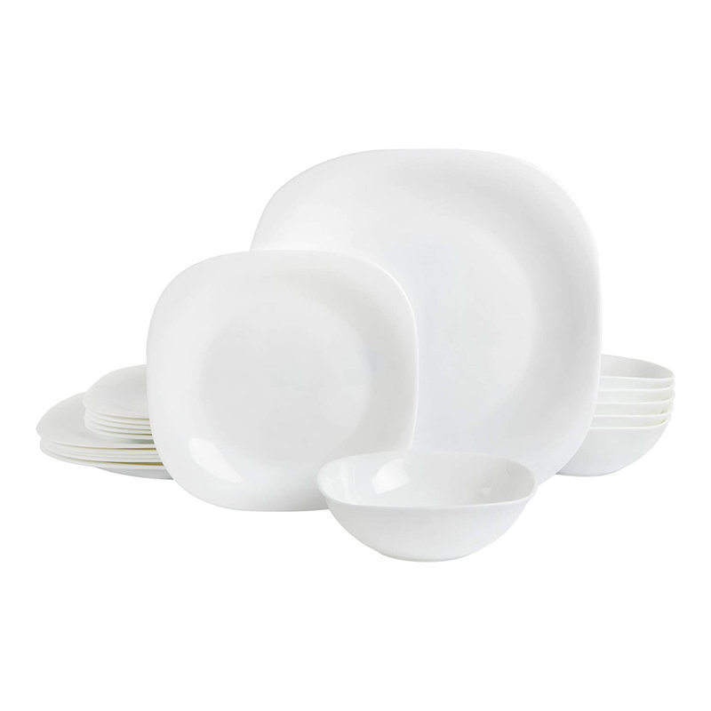 Hokku Designs  Glass Dinnerware Set - Service for 6