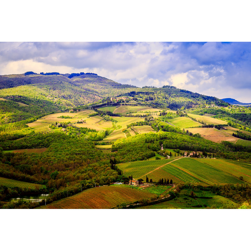 Rural Landscape Of Chianti - Wrapped Canvas Print, 30cm H x 46cm W