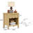 24.02" Tall 1 - Drawer Nightstand (set Of 2)-336404603