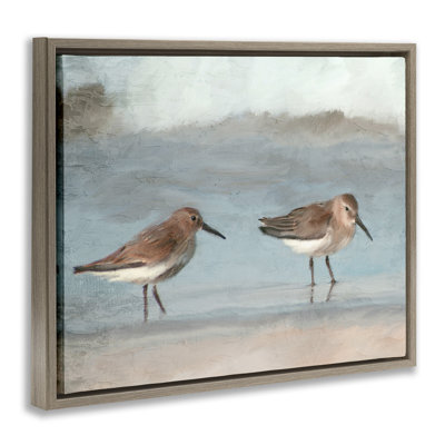 «Little Two Sandpiper pair Floater», art mural par Kim Allen