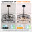 16" Modern 4-light Drum Crystal Chandelier Dimmable