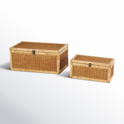 Damen 2 - Piece Handmade Wood Decorative Box