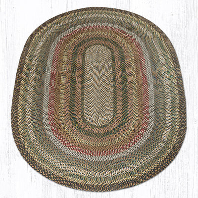  Tapis ovale en jute naturelle - sapin et tapis tressé ivoire - décor maison de campagne durable