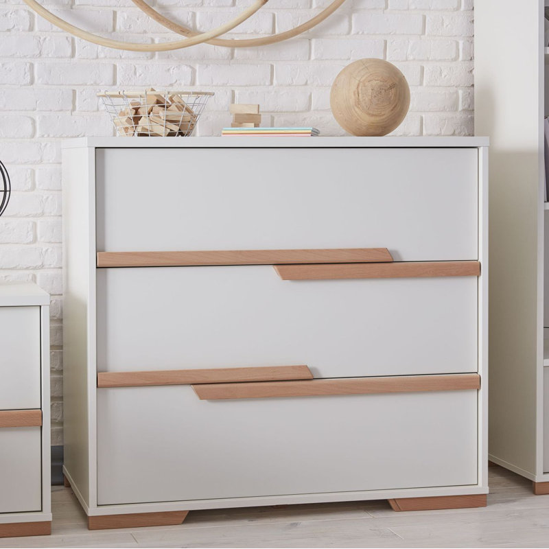 Gerke Kids 3 - Drawer Chest, White