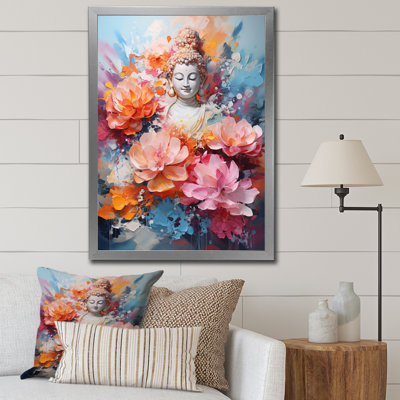 Bouddha floral en méditation II